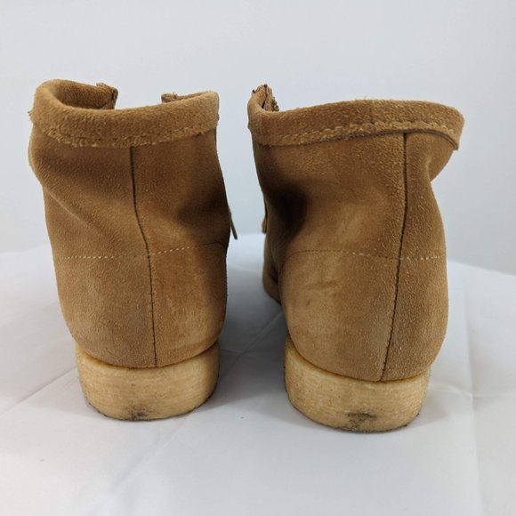 Vintage Towncraft Suede High Top Moccasins / Ankle Boots